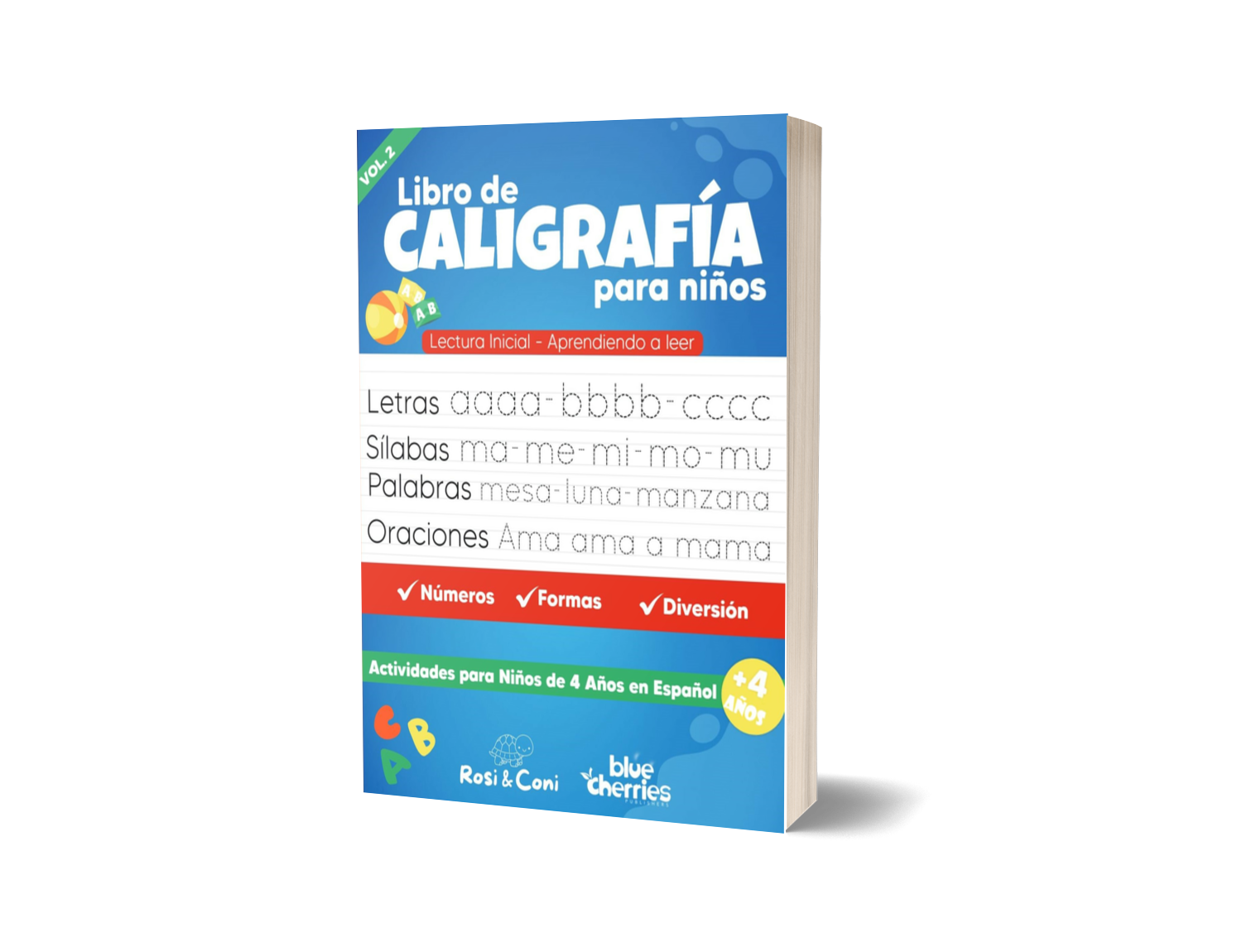 Libro De Caligrafía Para Niños Lectura Inicial Aprendiendo A Leer